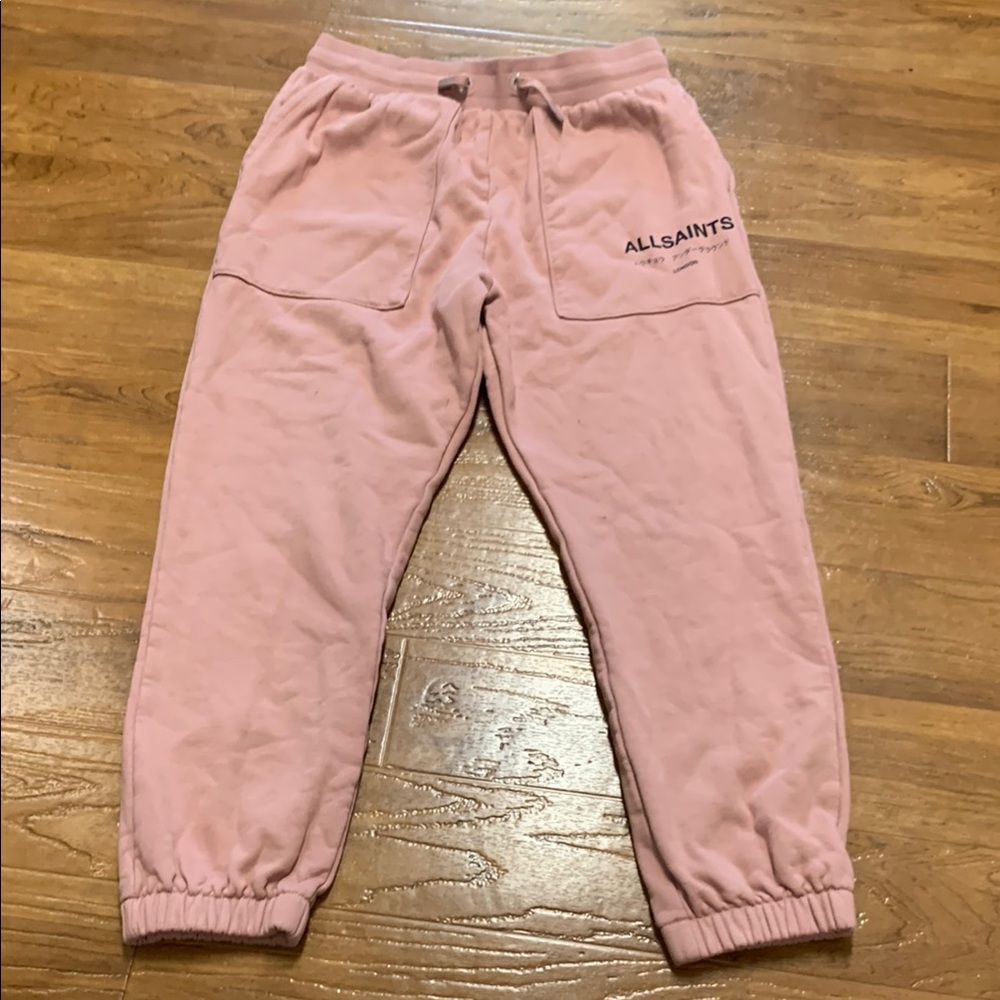 All Saints Kids Pink Jogger Sweatpants